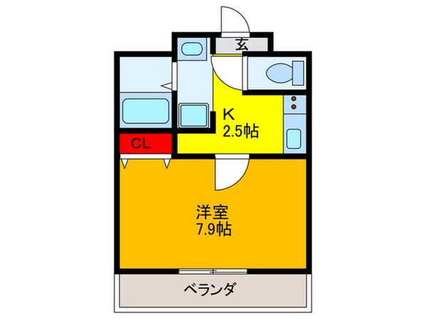 ヴィラナリ－太子橋今市の物件間取画像